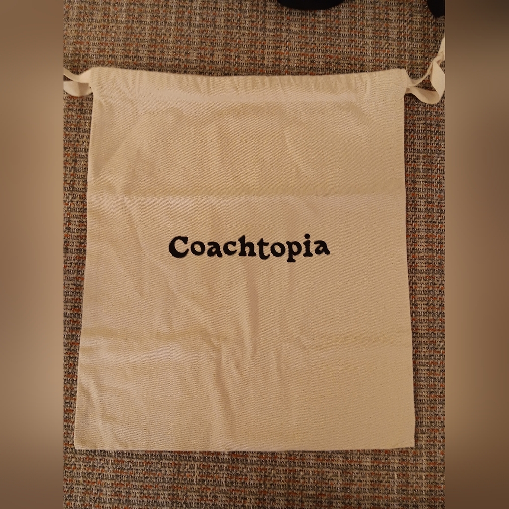 Coachtopia Cream Drawstring Bag